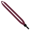 3/4" Cotton Lanyard with Plastic Clamshell & Bulldog Clip - Burgundy