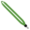 3/4" Cotton Lanyard with Plastic Clamshell & Swivel Snap Hook - Lime Green