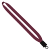 3/4" Cotton Lanyard with Plastic Snap-Buckle Release & O-Ring - Burgundy