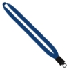 3/4" Cotton Lanyard with Plastic Snap-Buckle Release & O-Ring - Royal Blue