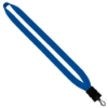 3/4" Cotton Lanyard with Plastic Snap-Buckle Release & Swivel Hook - Electric Blue