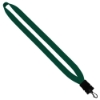 3/4" Cotton Lanyard with Plastic Snap-Buckle Release & Swivel Hook - Forest Green