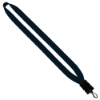 3/4" Cotton Lanyard with Plastic Snap-Buckle Release & Swivel Hook - Navy