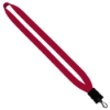 3/4" Cotton Lanyard with Plastic Snap-Buckle Release & Swivel Hook - Red