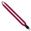 3/4" Neoprene Lanyard with Plastic Snap Buckle Release - Red