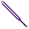 1/2" Smooth Nylon Slide Release Lanyard - Dark Purple