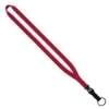 1/2" Smooth Nylon Slide Release Lanyard - Red