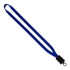 1/2" Smooth Nylon Lanyard with Snap-Buckle Release & O-Ring - Royal Blue
