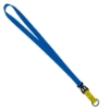 3/4" Multi color (Top and bottom) Nylon Lanyard with Plastic Slide Buckle R - Royal Blue