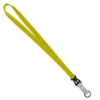 3/4" Multi color (Top and bottom) Nylon Lanyard with Plastic Slide Buckle R - Yellow