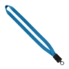 3/4" Smooth Nylon Lanyard with Snap-Buckle Release & O-Ring - Electric Blue