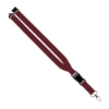 Maverick 1" Polyester Lanyard w/ Slide Buckle Release, Silver Metal Oval & Convenience Release - Burgundy
