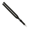 Maverick 1" Polyester Lanyard w/ Slide Buckle Release, Silver Metal Oval & Convenience Release - Black