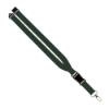 Maverick 1" Polyester Lanyard w/ Slide Buckle Release, Silver Metal Oval & Convenience Release - Hunter Green