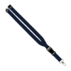 Maverick 1" Polyester Lanyard w/ Slide Buckle Release, Silver Metal Oval & Convenience Release - Navy