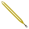 1/2" Polyester Lanyard with Plastic O-Ring - Yellow