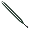 1/2" Polyester Lanyard with Plastic Bulldog Clip - Hunter Green