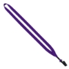 1/2" Polyester Lanyard with Plastic Bulldog Clip - Purple