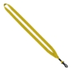 1/2" Polyester Lanyard with Plastic Swivel Snap Hook - Yellow