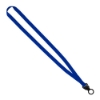 Evolution12 - 1/2" Polyester Welded Lanyard with Trapezoid and Plastic O-Ring - Royal Blue