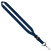 3/4" Polyester Lanyard with Slide Buckle Release & Swivel Snap Hook - Navy