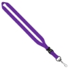 3/4" Polyester Lanyard with Slide Buckle Release & Swivel Snap Hook - Purple