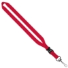 3/4" Polyester Lanyard with Slide Buckle Release & Swivel Snap Hook - Red