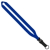 3/4" Multi-Color Polyester Lanyard with Slide Buckle Release & Split-Ring - Royal