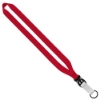 3/4" Multi-Color Polyester Lanyard with Slide Buckle Release & Split-Ring - Red