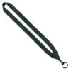 3/4" Polyester Lanyard with Metal Crimp & Split-Ring - Hunter Green