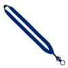 3/4" Polyester Lanyard with O-Ring - Royal Blue