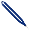 3/4" Economy Polyester Lanyard with Sewn Silver Tone Swivel Snap Hook - Royal Blue