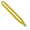3/4" Economy Polyester Lanyard with Sewn Silver Tone Swivel Snap Hook - Yellow