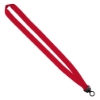 Evolution34 - 3/4" Polyester Welded Lanyard with Trapezoid and Plastic O-Ring - Red