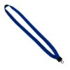 5/8" Polyester Lanyard with Plastic Clamshell & O-Ring - Royal Blue