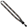 3/4" Dye-Sublimated Stretchy Elastic Lanyard with Plastic Clamshell and Plastic O-Ring - PA2_PA2