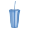 16 oz. Everyday Plastic Cup Tumbler - Carolina Blue