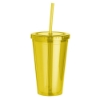 16 oz. Everyday Plastic Cup Tumbler - Yellow