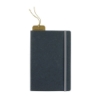 Recycled Bonded Leather Softcover Notebook - Gray