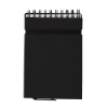 Mini Notepad with Sticky Notes - Black