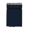 Mini Notepad with Sticky Notes - Navy