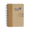 Two-Tone Kraft Notebook - Screen Print Front (standard)