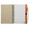Recycled Color Spine Spiral Notebook - Orange