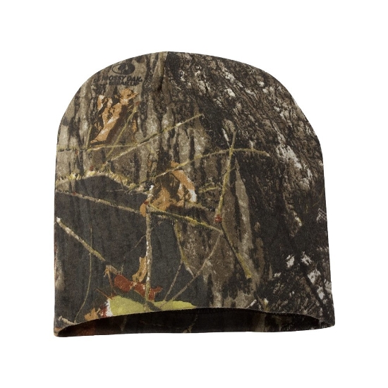 Outdoor CMK405 Cap - Reversible 8" Knit Camo Cap - Mobu