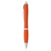 Curvy Cloud Plastic Ballpoint Pen - Orange