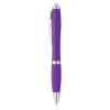 Curvy Cloud Plastic Ballpoint Pen - Purple