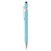 Athens Soft Touch Metal Ballpoint Pen - Carribean Blue