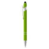 Athens Soft Touch Metal Ballpoint Pen - Lime Green