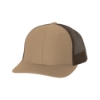 Richardson 112 Trucker Snapback - BR-KK_Brown_Khaki