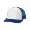 Richardson 112 Trucker Snapback - RB-WH_Royal_White